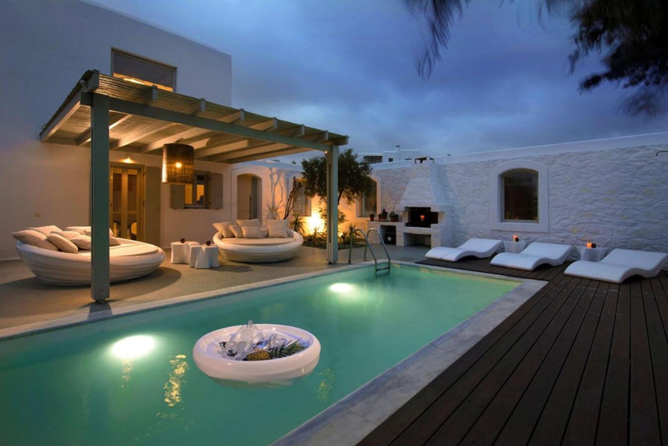 Villa Dafni 4Bed With Pool In Kalafatis Spilia Mykonos Town Eksteriør bilde