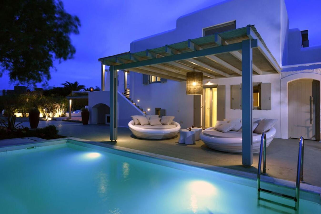 Villa Dafni 4Bed With Pool In Kalafatis Spilia Mykonos Town Eksteriør bilde