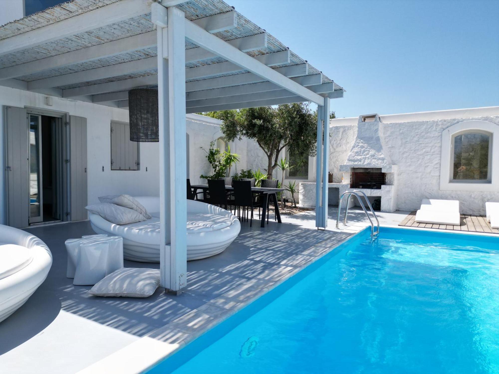 Villa Dafni 4Bed With Pool In Kalafatis Spilia Mykonos Town Eksteriør bilde